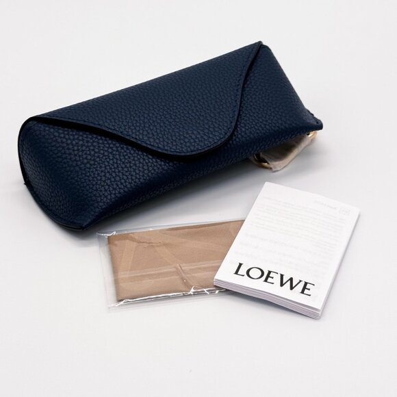 NEW LOEWE LW50053F 001 EYEGLASSES WOMEN GEOMETRIC BLACK - Picture 9 of 9